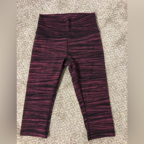 Lululemon 17” cropped wunder under leggings high rise - Picture 5 of 6
